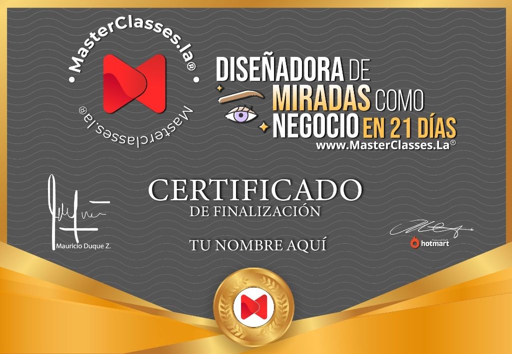 Cert Disenadora de Miradas Como Negocio en 21 Días Cert Disenadora de Miradas Como Negocio en 21 Días