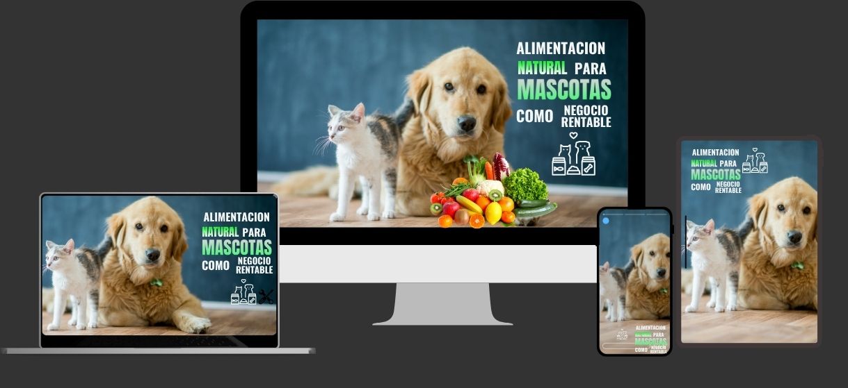 Cover Alimentación Natural para Mascotas Como idea de Negocio