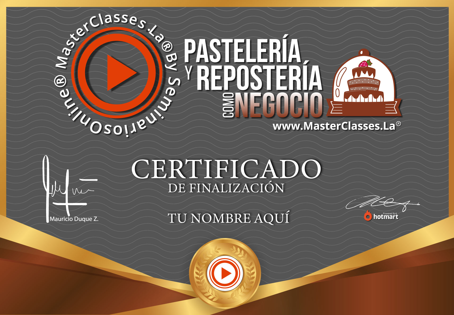 Certificado pastelería y repostería como negocio Certificado pastelería y repostería como negocio
